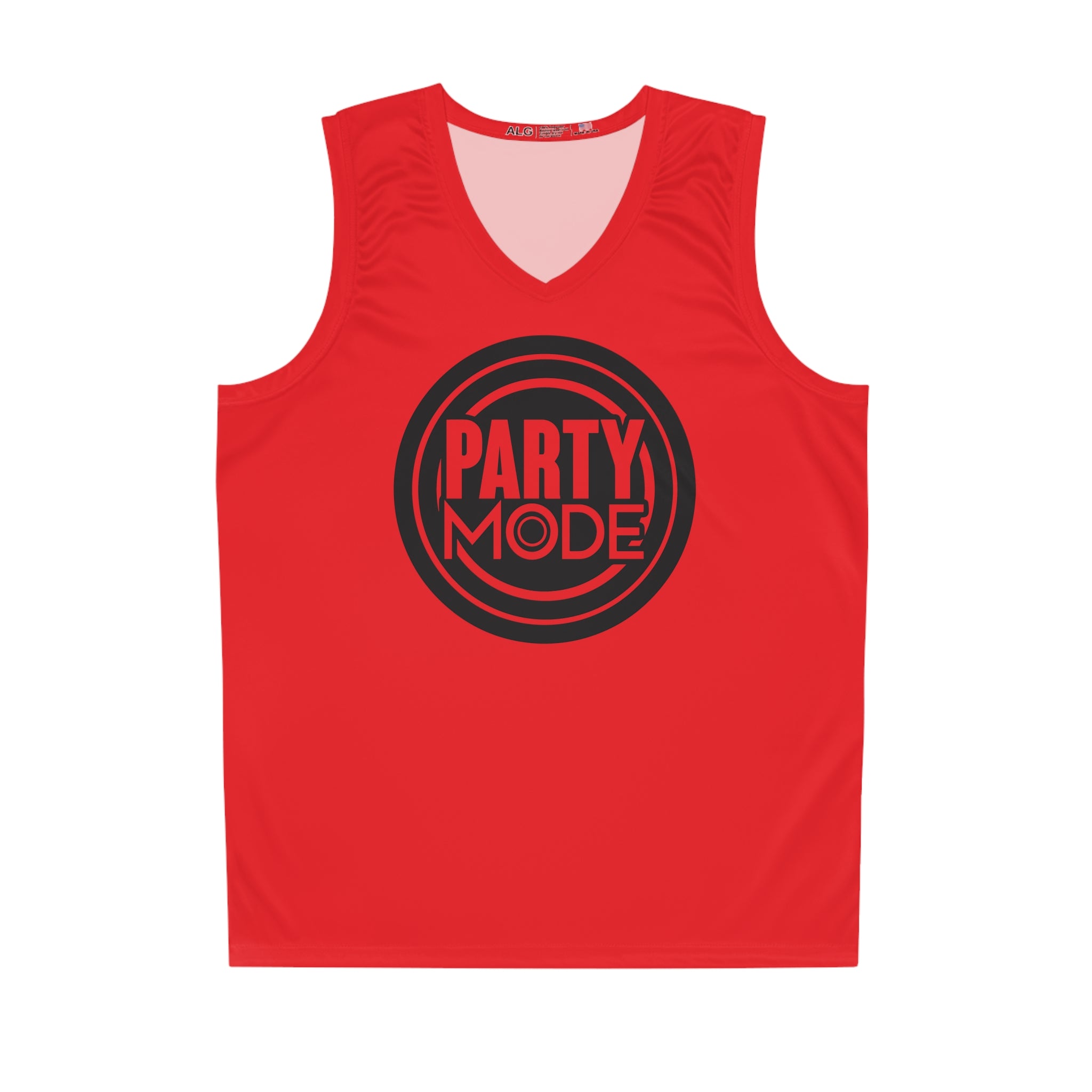 Red Basketball Jersey (Partymode Logo)