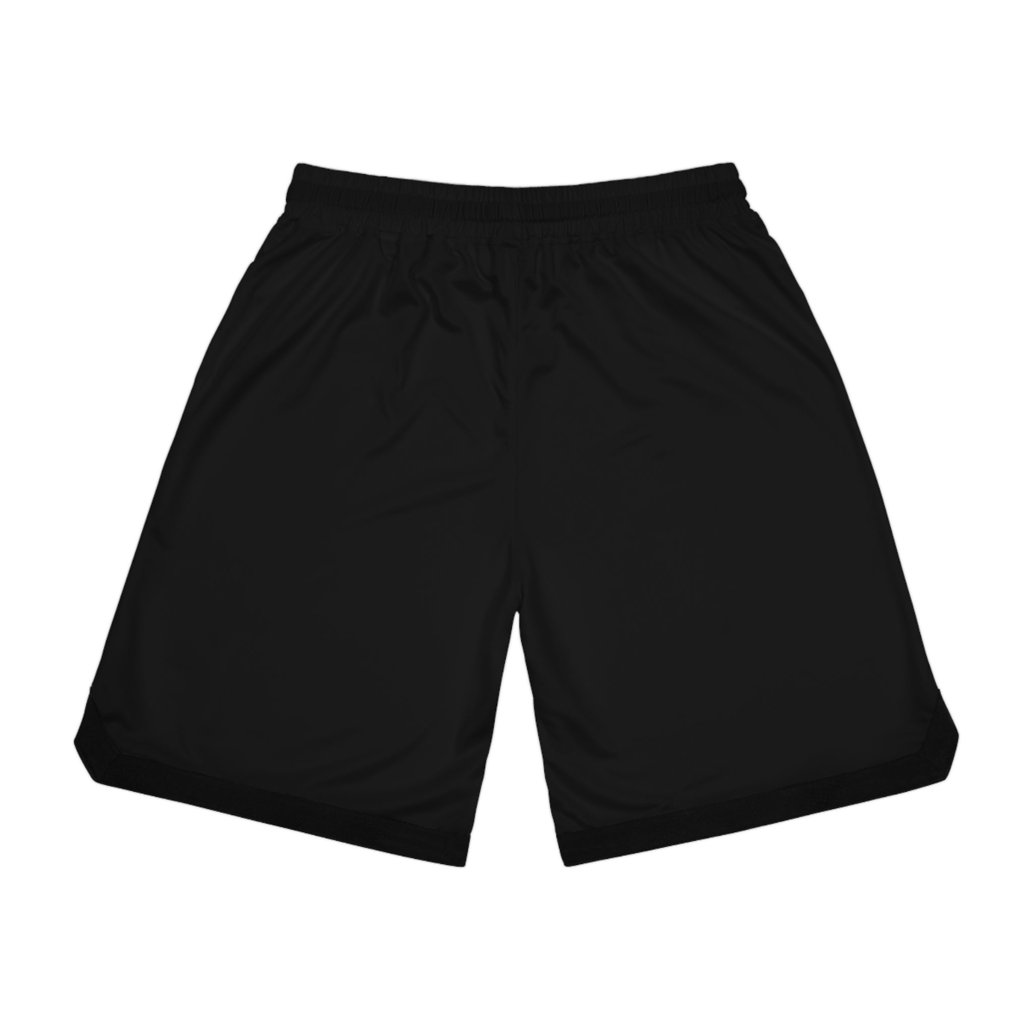 Black Basketball Ribbed Shorts