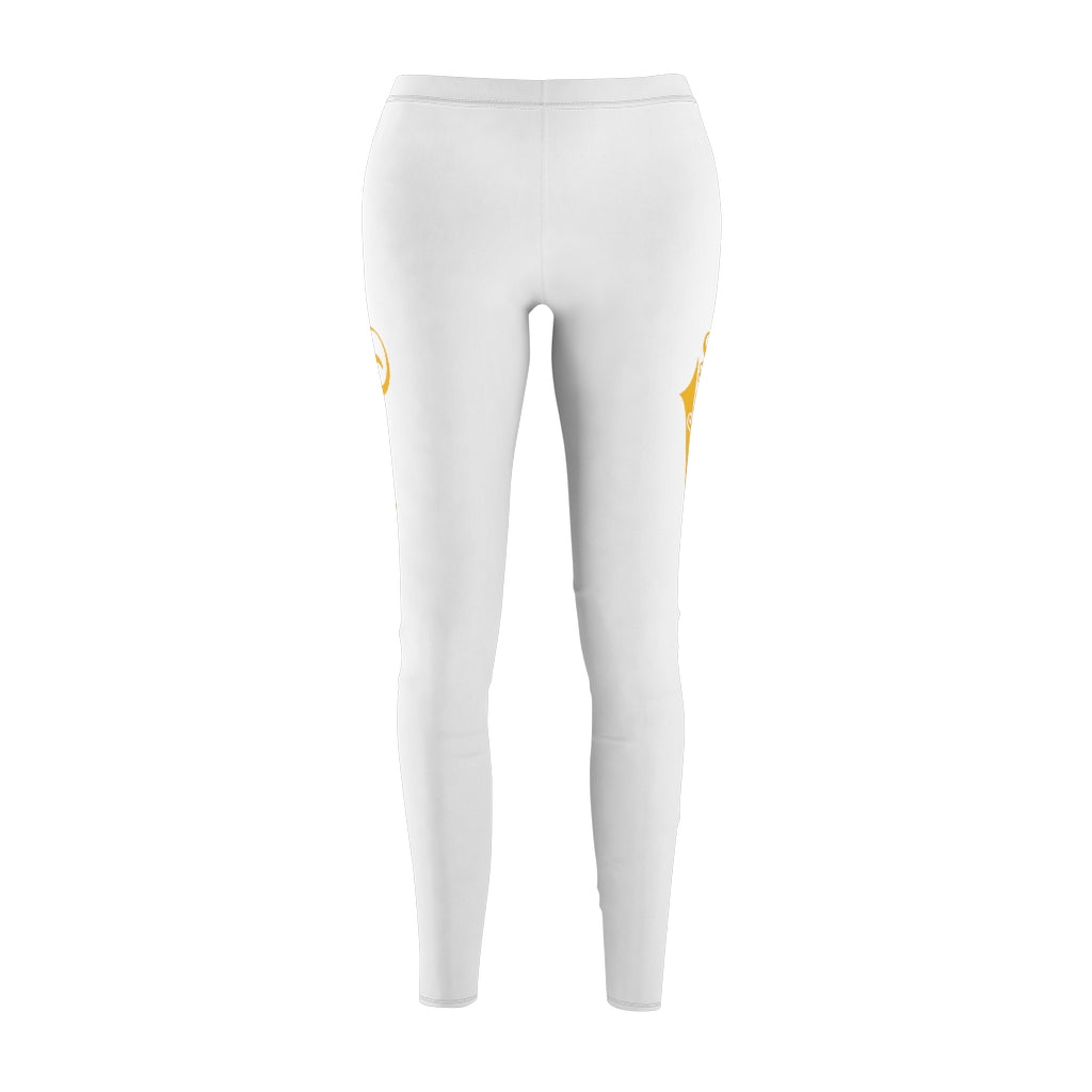 White w/ Gold PartyMode Leggings