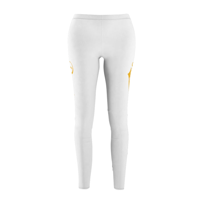 White w/ Gold PartyMode Leggings