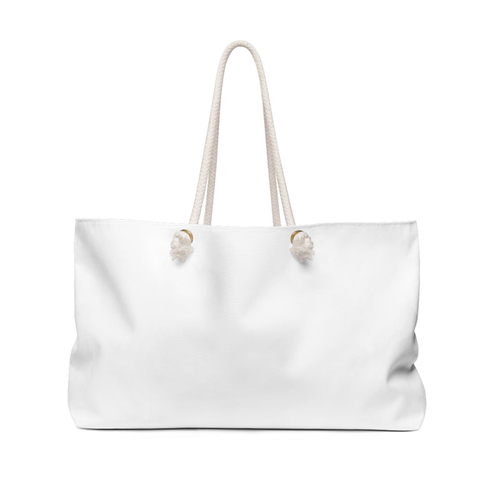 White w/ Pink Weekender Bag