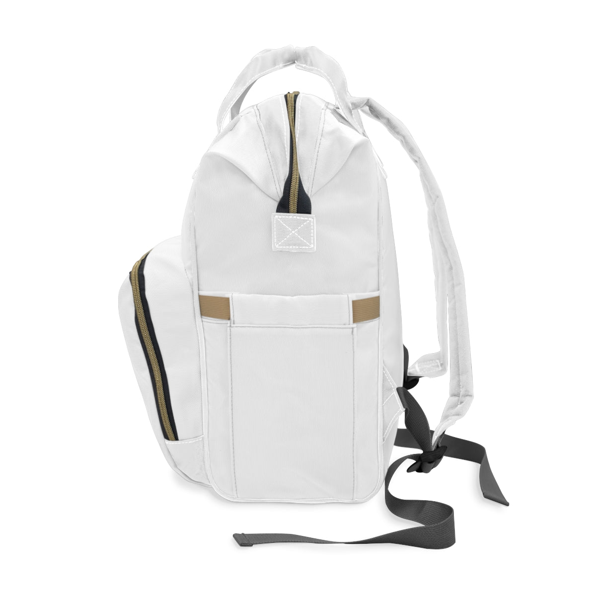 White PartyMode Diaper Bag