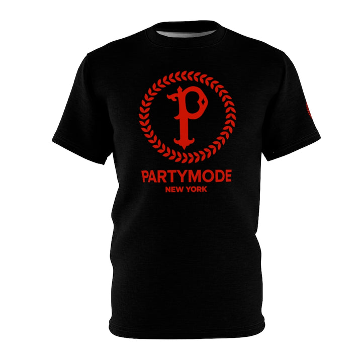 Red Logo PartyMode NY Tee