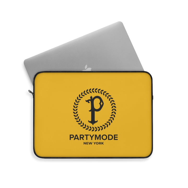 Yellow PartyMode Laptop Sleeve