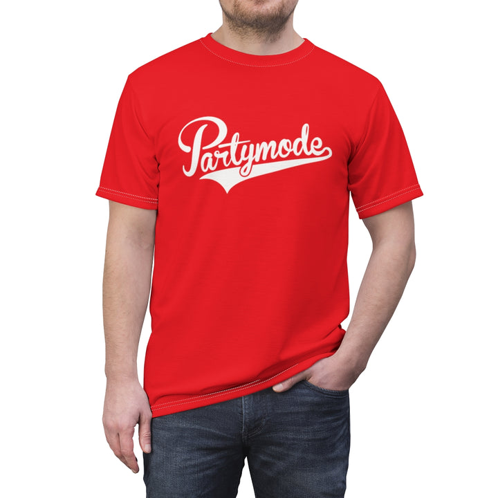 Red w/ White PartyMode Tee