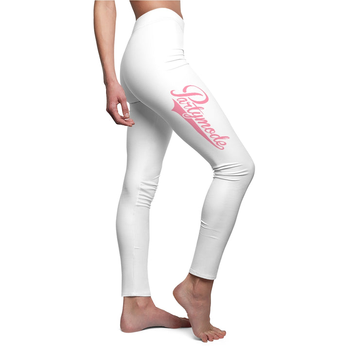 White w/ Pink PartyMode Leggings