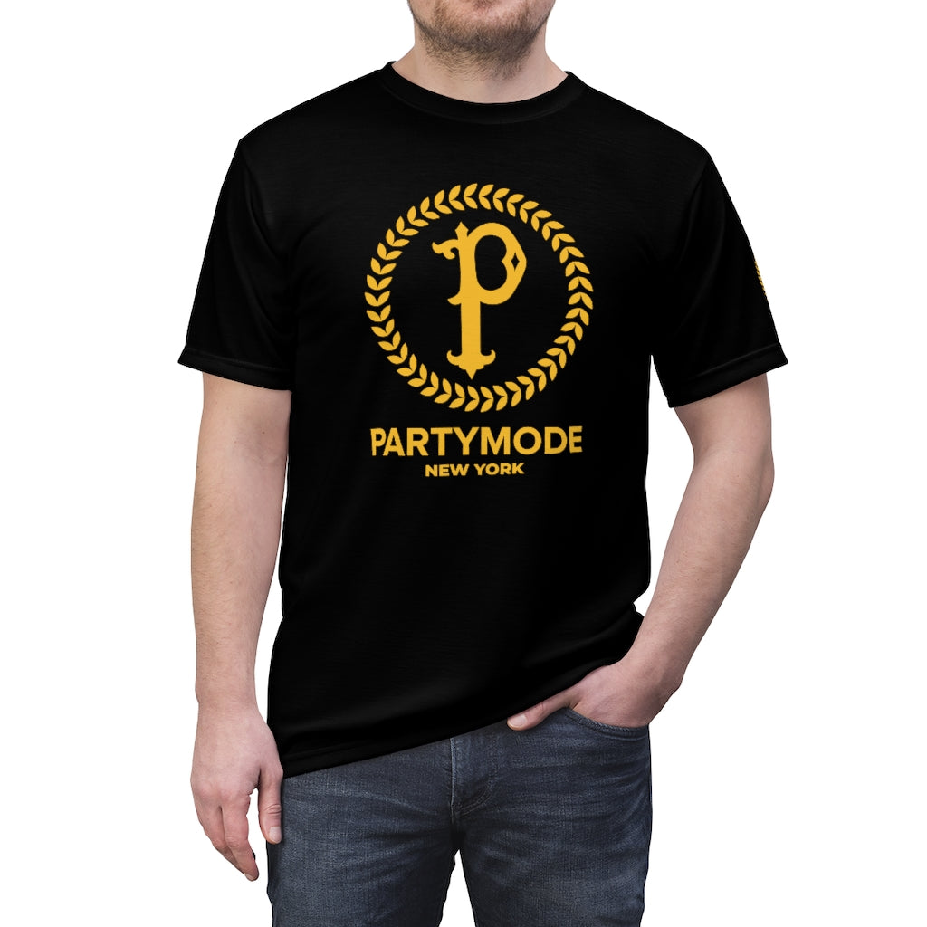 Gold Logo PartyMode NY Tee