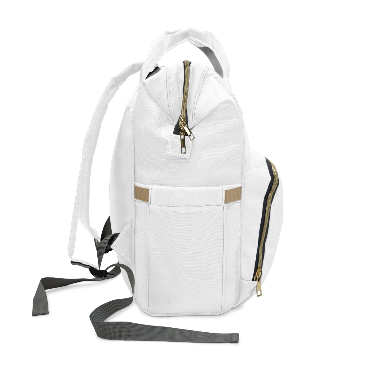 White PartyMode Diaper Bag