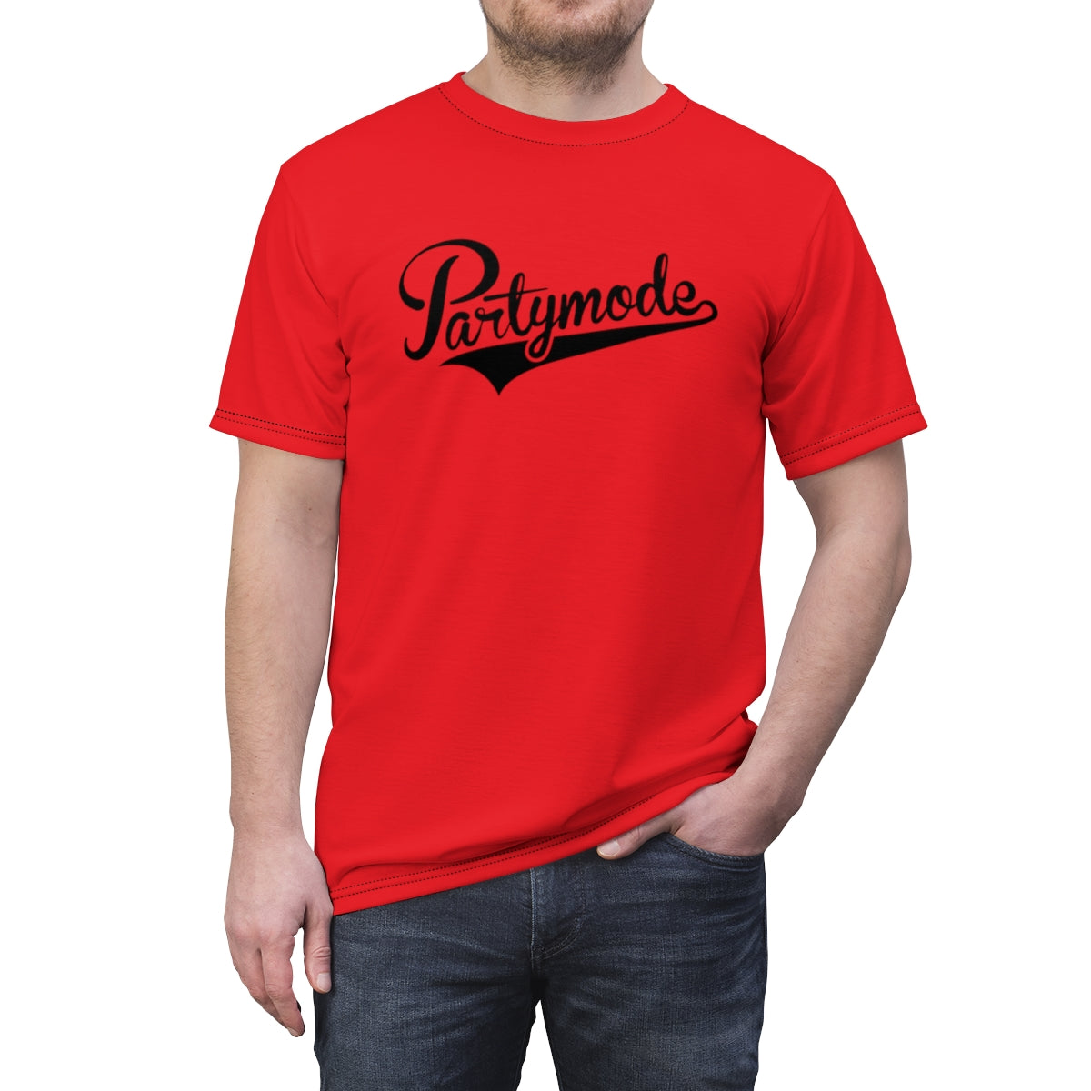 Red w/ Black PartyMode Tee