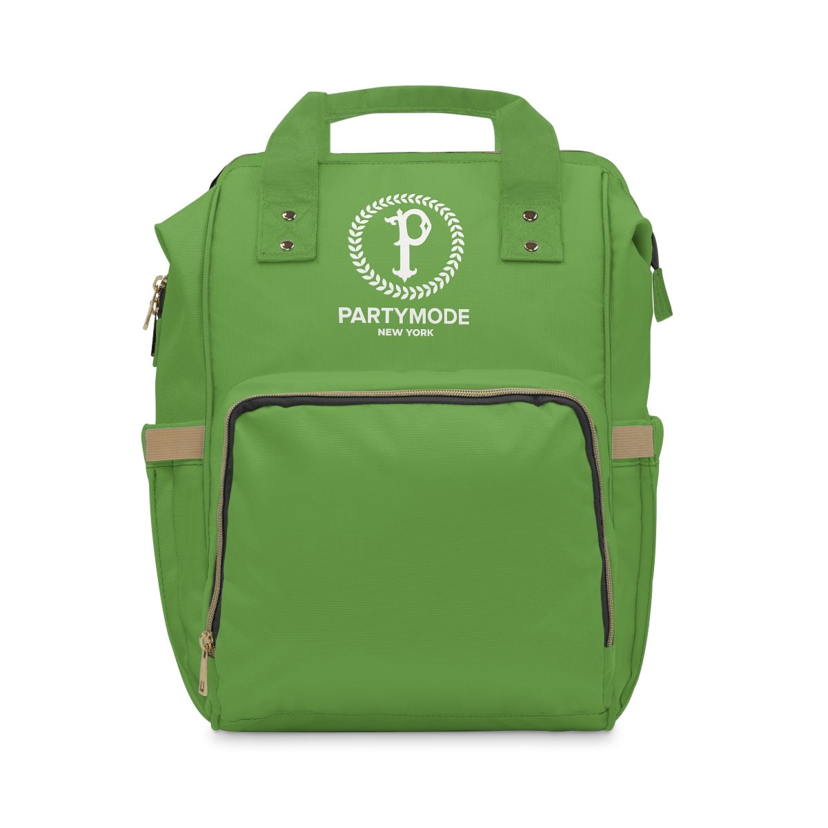 Green PartyMode Diaper Bag