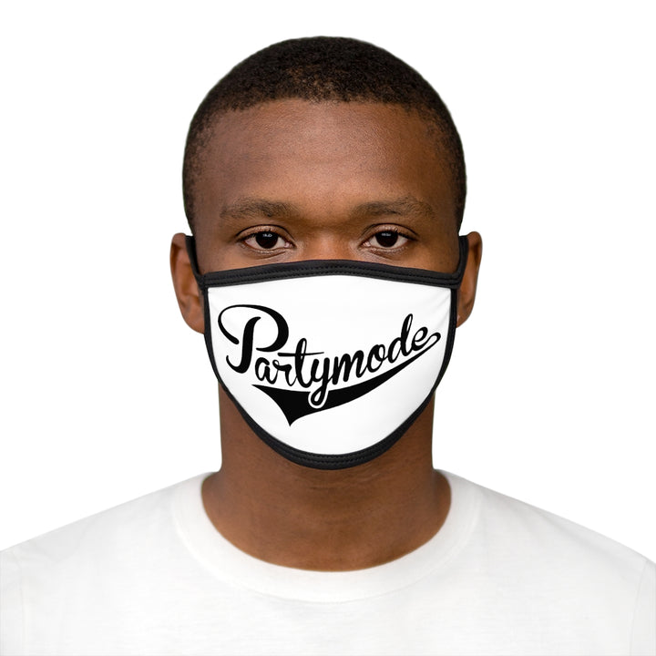 White & Black PartyMode Face Mask