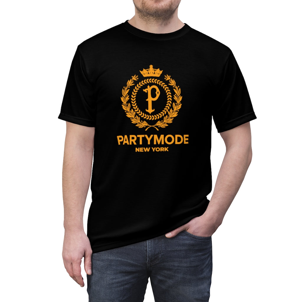 Gold Logo PartyMode NY Tee