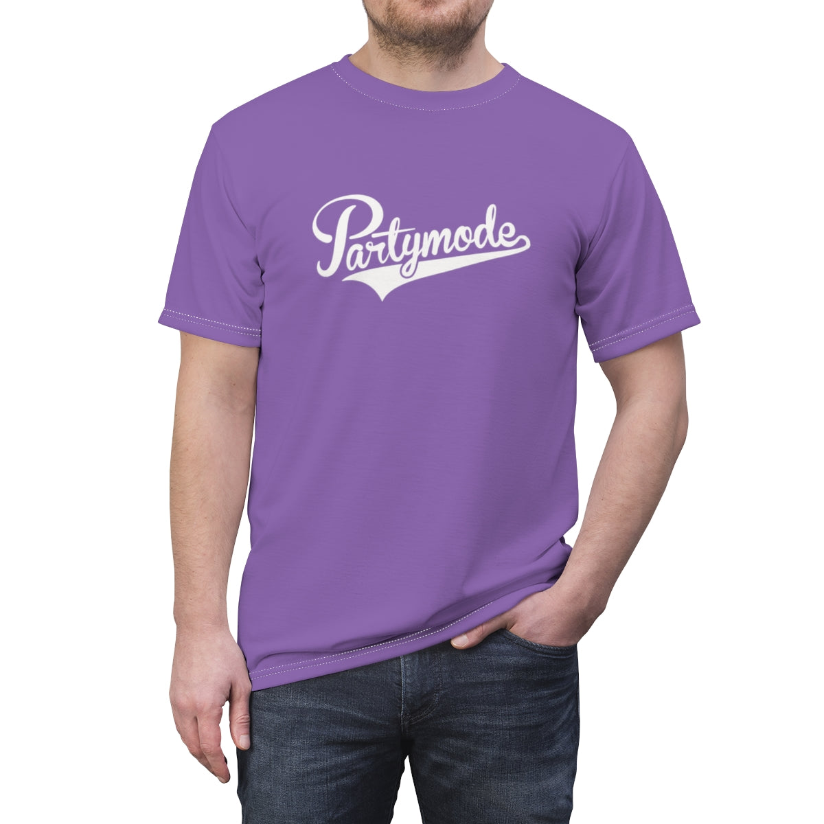 Purple w/ White PartyMode Tee