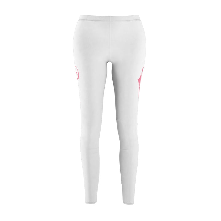 White w/ Pink PartyMode Leggings