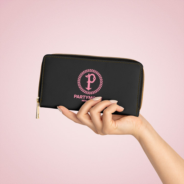 Pink PartyMode Zipper Wallet