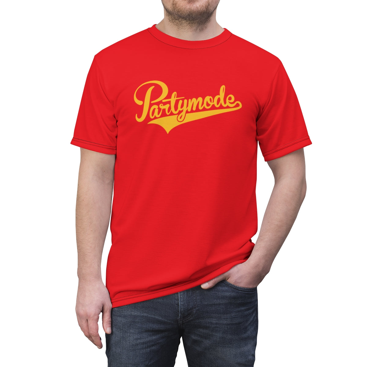 Red w/ Gold PartyMode Tee